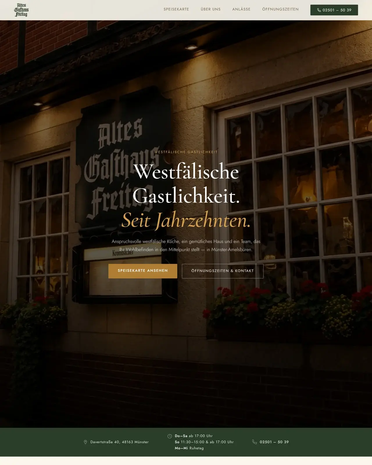 Altes Gasthaus Freitag: Die Ausgangslage