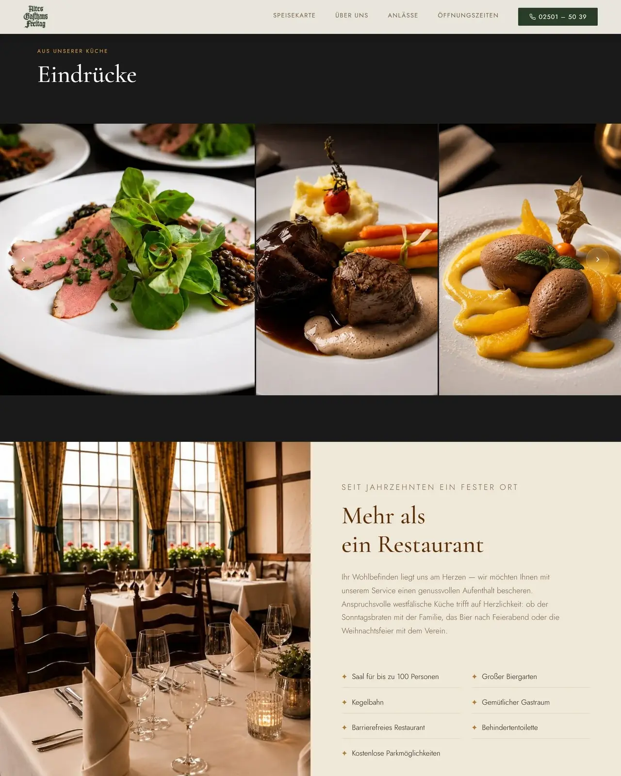 Altes Gasthaus Freitag: Die Umsetzung