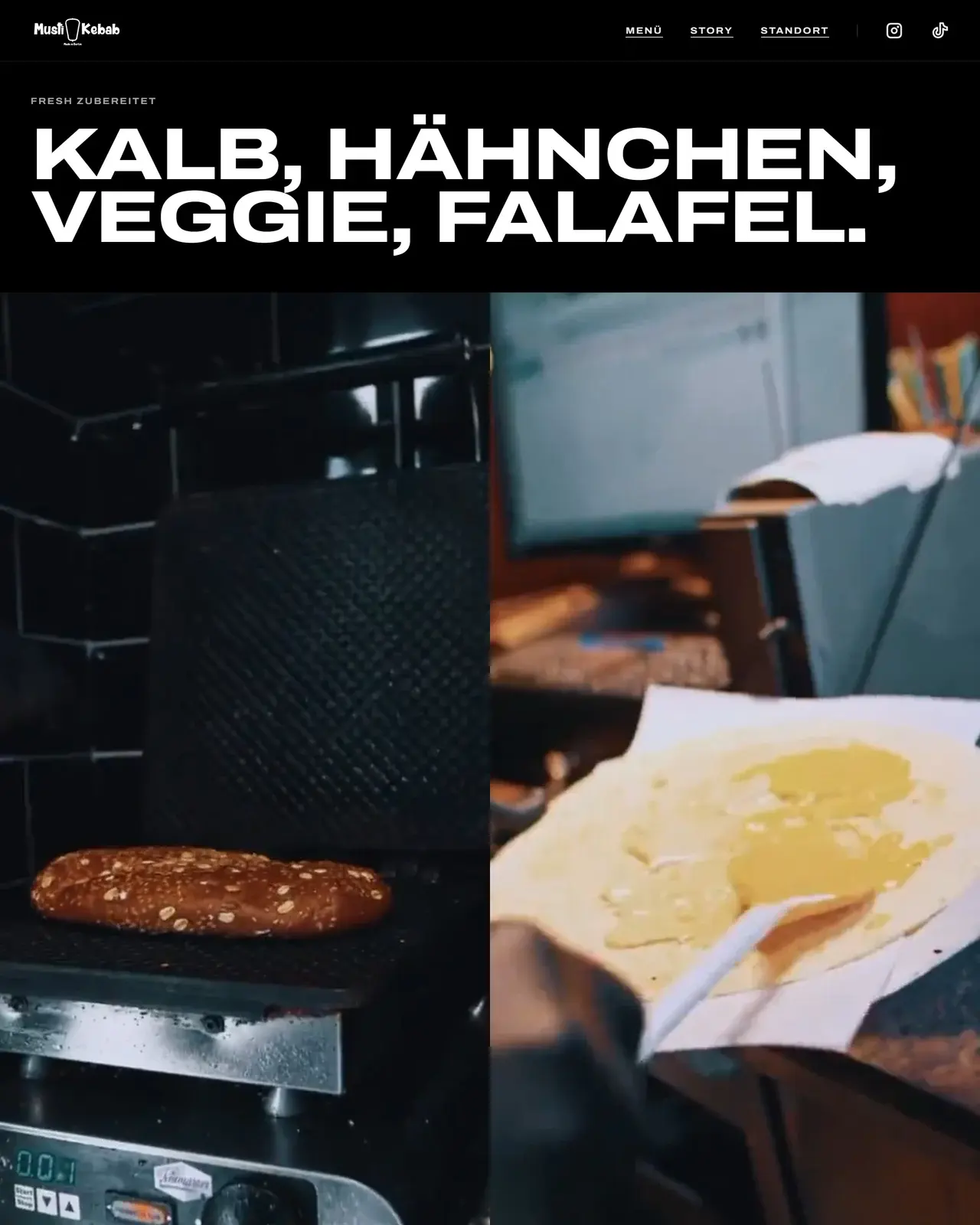Ausschnitt 4 der Website von Musti Kebab