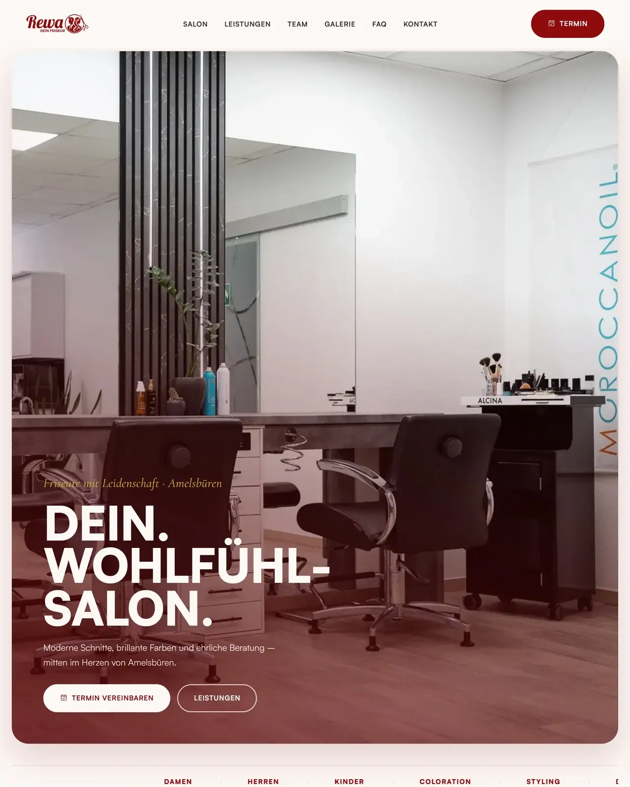 Rewa Friseur: Die Ausgangslage