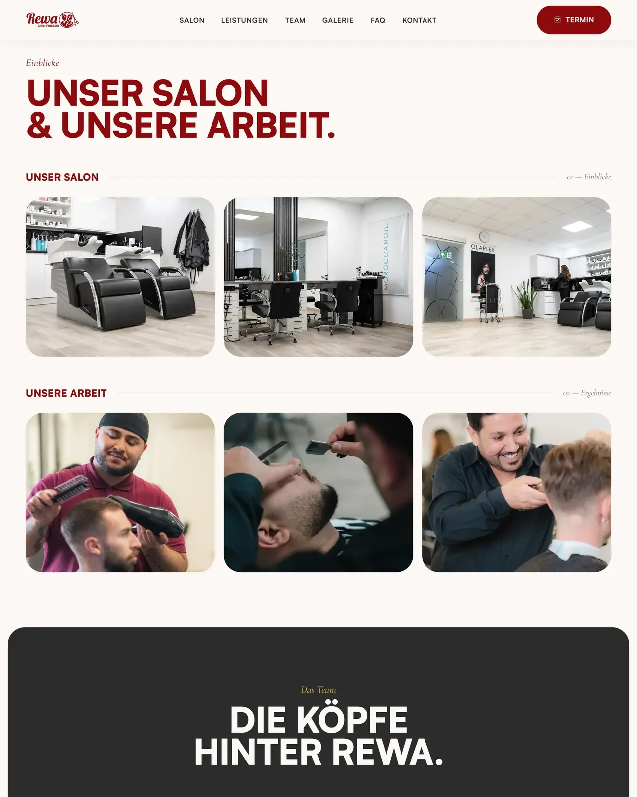 Rewa Friseur: Die Umsetzung