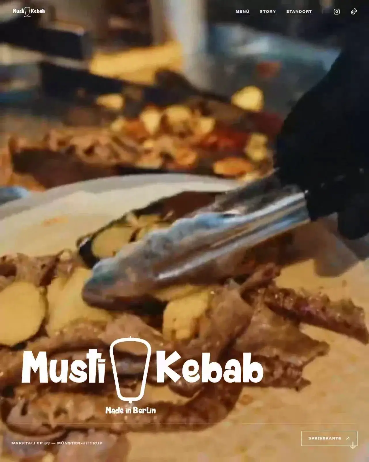 Website Musti Kebab