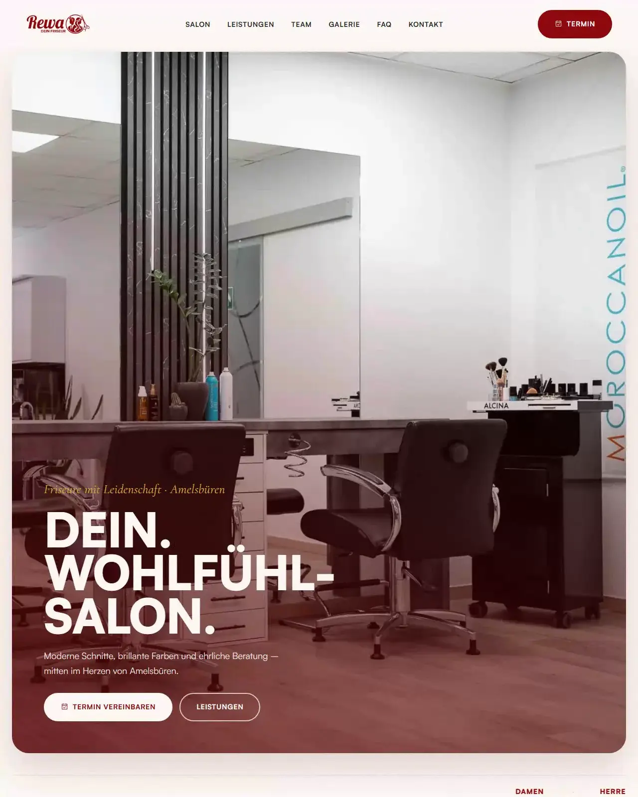 Website Rewa Friseur