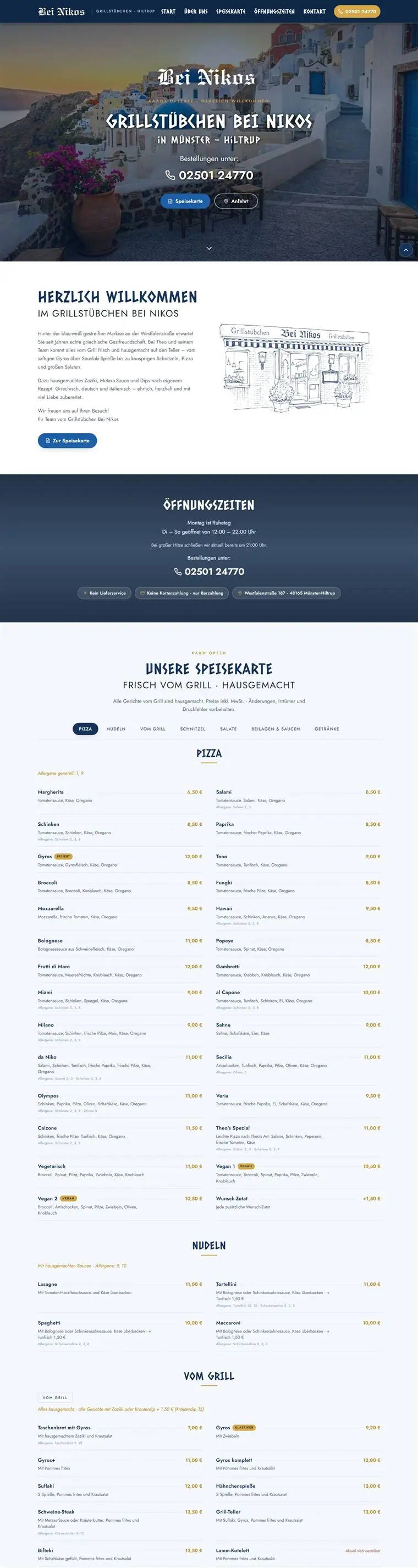 Website Bei Nikos