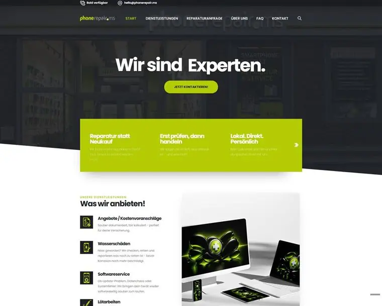 Website phonerepair.ms